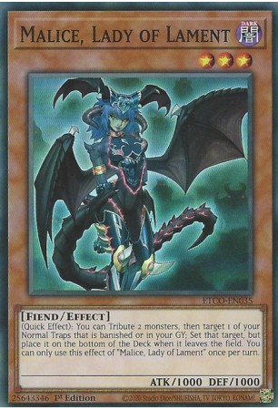 Malice, Lady of Lament - ETCO-EN035 - Super Rare