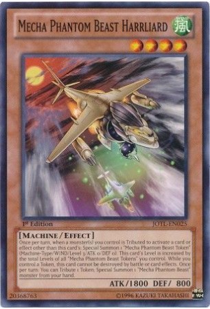 thumbnail image 2 of Yu-Gi-Oh! Mecha Phantom Beast Coltwing Card (JOTL-EN024) - Common - Judgment Of The Light 2 of 10