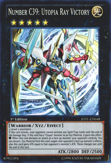 Number C39: Utopia Ray Victory - JOTL-EN048 - Super Rare - Duelshop