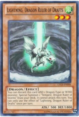 Lightning, Dragon Ruler of Drafts - LTGY-EN098 - Common