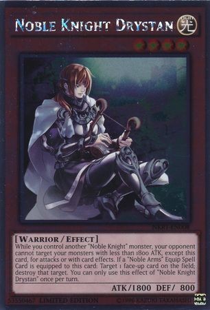 Noble Knight Drystan - NKRT-EN008 - Platinum Rare