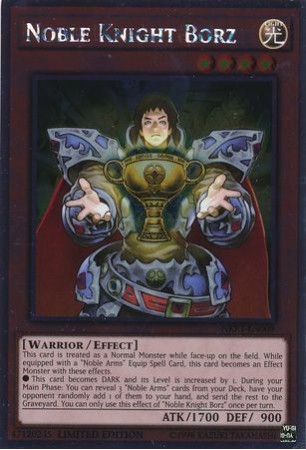 Noble Knight Borz - NKRT-EN009 - Platinum Rare