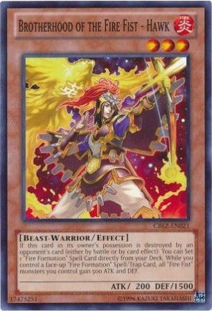 Brotherhood of the Fire Fist - Hawk - CBLZ-EN021 - Common