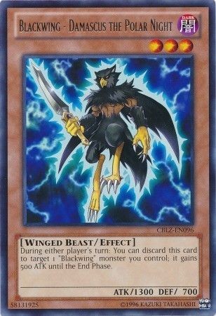 Blackwing - Damascus the Polar Night - CBLZ-EN096 - Rare - Duelshop