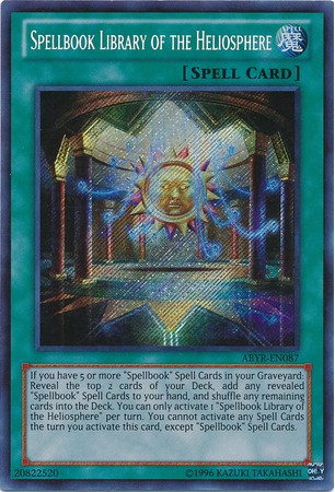 Spellbook Library of the Heliosphere - ABYR-EN087 - Secret Rare