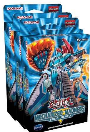 3x Yu-Gi-Oh! Deck Estrutural - Loucura Mecanizada (3 unidades)