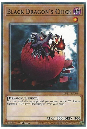 Black Dragon's Chick - LDS1-EN002 - Common