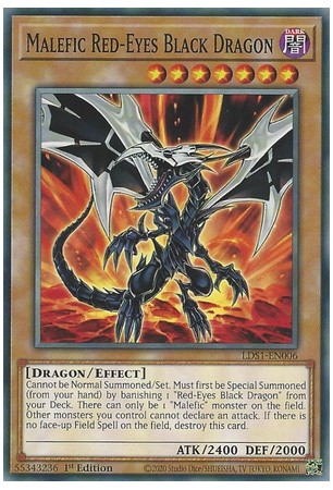 Malefic Red-Eyes B. Dragon - LDS1-EN006 - Common