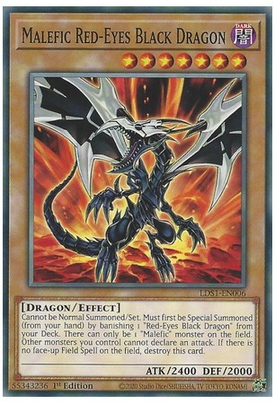 Malefic Red-Eyes B. Dragon - LDS1-EN006 - Common