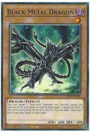 Black Metal Dragon - LDS1-EN008 - Common