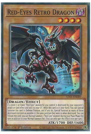 Red-Eyes Retro Dragon - LDS1-EN009 - Common