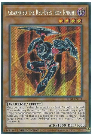 Gearfried the Red-Eyes Iron Knight - LDS1-EN011 - Secret Rare