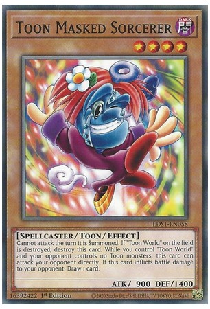 Toon Masked Sorcerer - LDS1-EN058 - Common