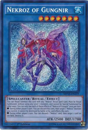 Nekroz of Gungnir - MP15-EN219 - Secret Rare