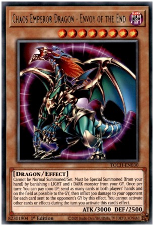 Chaos Emperor Dragon - Envoy of the End - TOCH-EN030 - Rare