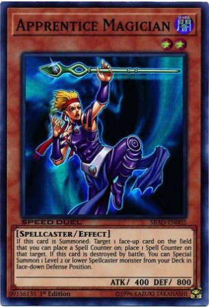 Apprentice Magician - SBAD-EN002 - Super Rare