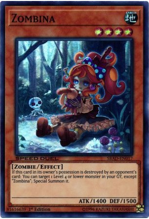 Zombina - SBAD-EN017 - Super Rare