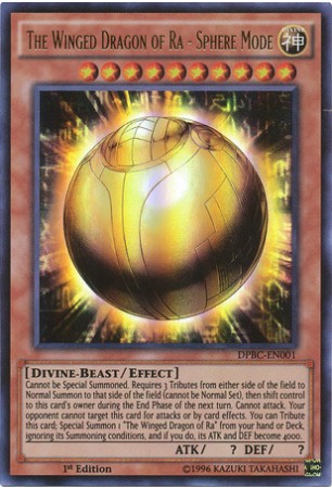 The Winged Dragon of Ra - Sphere Mode - DPBC-EN001 - Ultra Rare