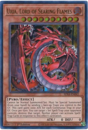 Uria, Lord of Searing Flames - SDSA-EN042 - Ultra Rare