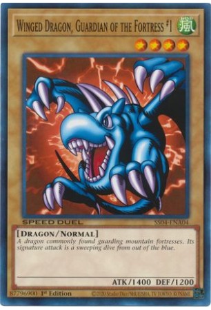 Winged Dragon, Guardian of the Fortress 1 - SS04-ENA04 - Common
