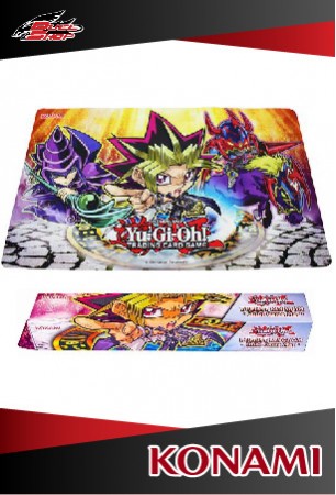 Playmat Oficial Konami - Duelist Kingdom Chibi - Yugi