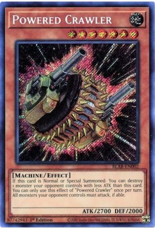 Powered Crawler - BLAR-EN002 - Secret Rare