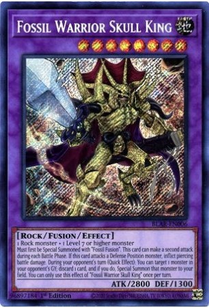 Fossil Warrior Skull King - BLAR-EN006 - Secret Rare