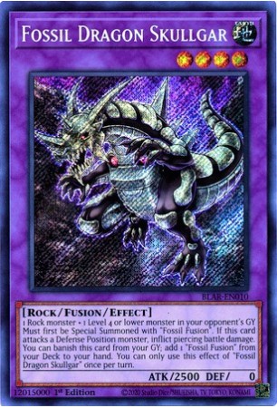 Fossil Dragon Skullgar - BLAR-EN010 - Secret Rare