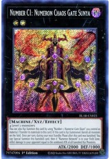 Number C1: Numeron Chaos Gate Sunya - BLAR-EN021 - Secret Rare
