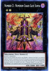 Number C1: Numeron Chaos Gate Sunya - BLAR-EN021 - Secret Rare