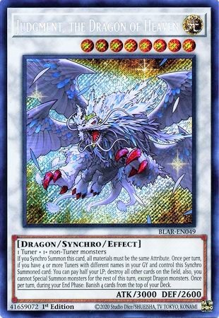 Judgment, the Dragon of Heaven - BLAR-EN049 - Secret Rare - Duelshop