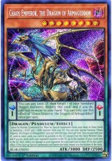 Chaos Emperor, the Dragon of Armageddon - BLAR-EN051 - Secret Rare