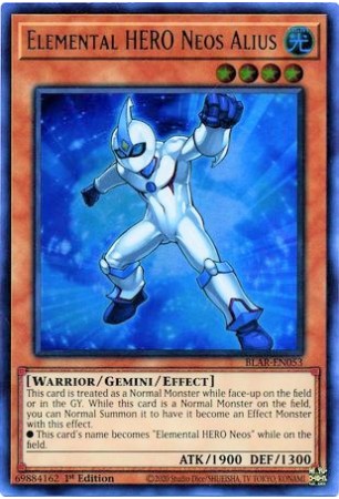 Elemental HERO Neos Alius - BLAR-EN053 - Ultra Rare