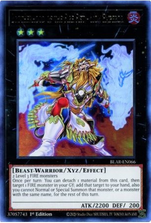 Brotherhood of the Fire Fist - Lion Emperor - BLAR-EN066 - Ultra Rare