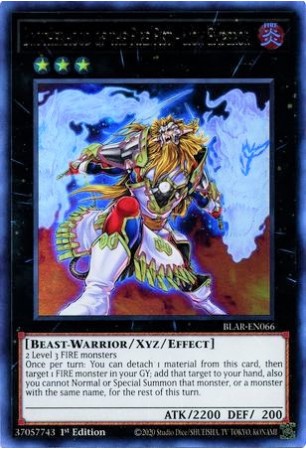 Brotherhood of the Fire Fist - Lion Emperor - BLAR-EN066 - Ultra Rare