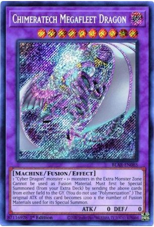 Chimeratech Megafleet Dragon - BLAR-EN085 - Secret Rare