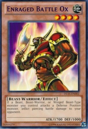 Enraged Battle Ox (Blue) - DL15-EN002 - Rare