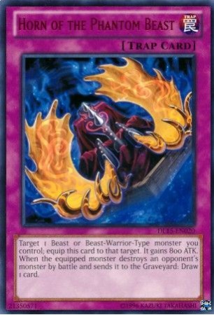 Horn of the Phantom Beast (Blue) - DL15-EN020 - Rare