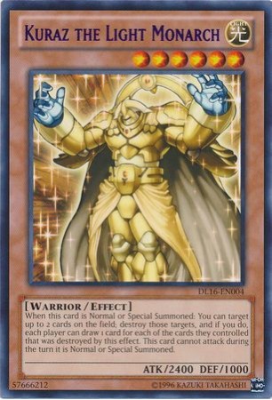 Kuraz the Light Monarch (Blue) - DL16-EN004 - Rare