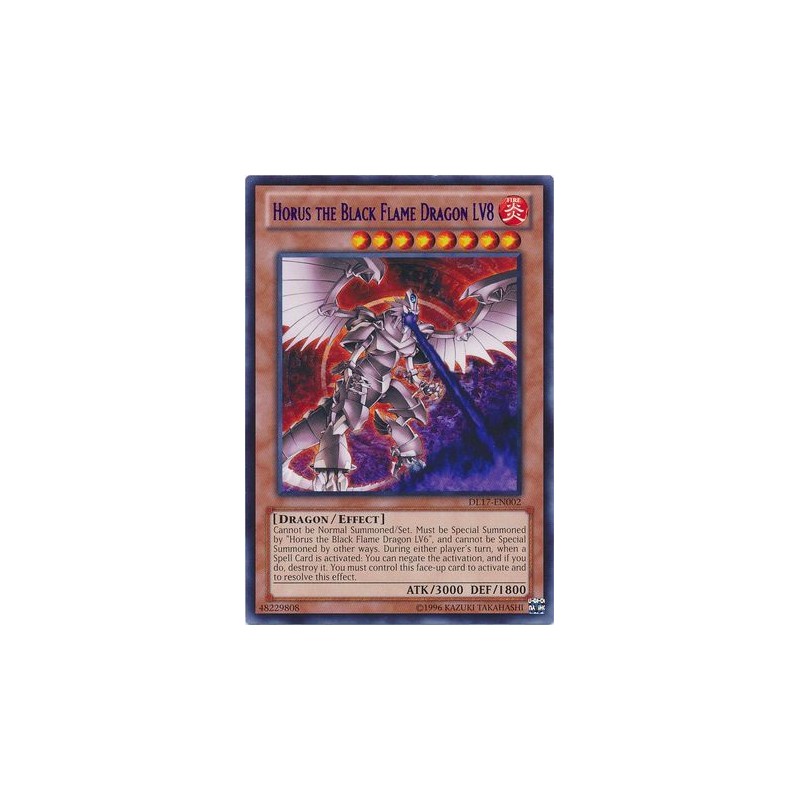 Horus the Black Flame Dragon LV8 (Blue) - DL17-EN002 - Rare - Duelshop