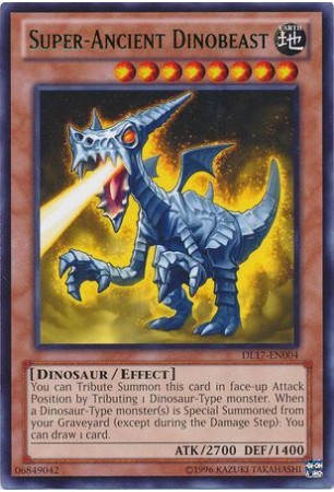 Super-Ancient Dinobeast (Blue) - DL17-EN004 - Rare