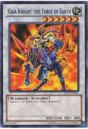 Gaia Knight, the Force of Earth (Green) - DL17-EN011 - Rare