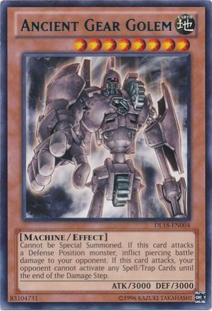 Ancient Gear Golem (Blue) - DL18-EN004 - Rare