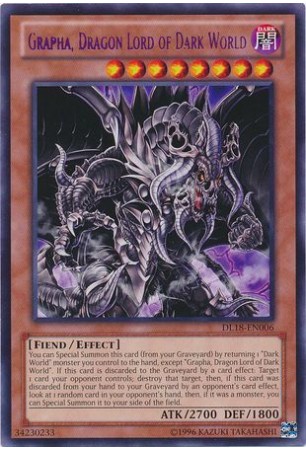 Grapha, Dragon Lord of Dark World (Blue) - DL18-EN006 - Rare