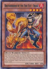 Brotherhood of the Fire Fist - Snake (Blue) - DL18-EN009 - Rare