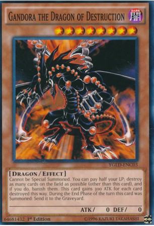 Gandora the Dragon of Destruction - YGLD-ENC03 - Common