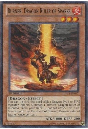 Burner, Dragon Ruler of Sparks - LTGY-EN097 - Common