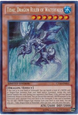 Tidal, Dragon Ruler of Waterfalls - CT10-EN001 - Secret Rare