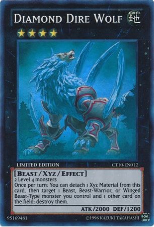 Diamond Dire Wolf - CT10-EN012 - Super Rare