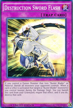 Destruction Sword Flash - CORE-ENSE4 - Super Rare